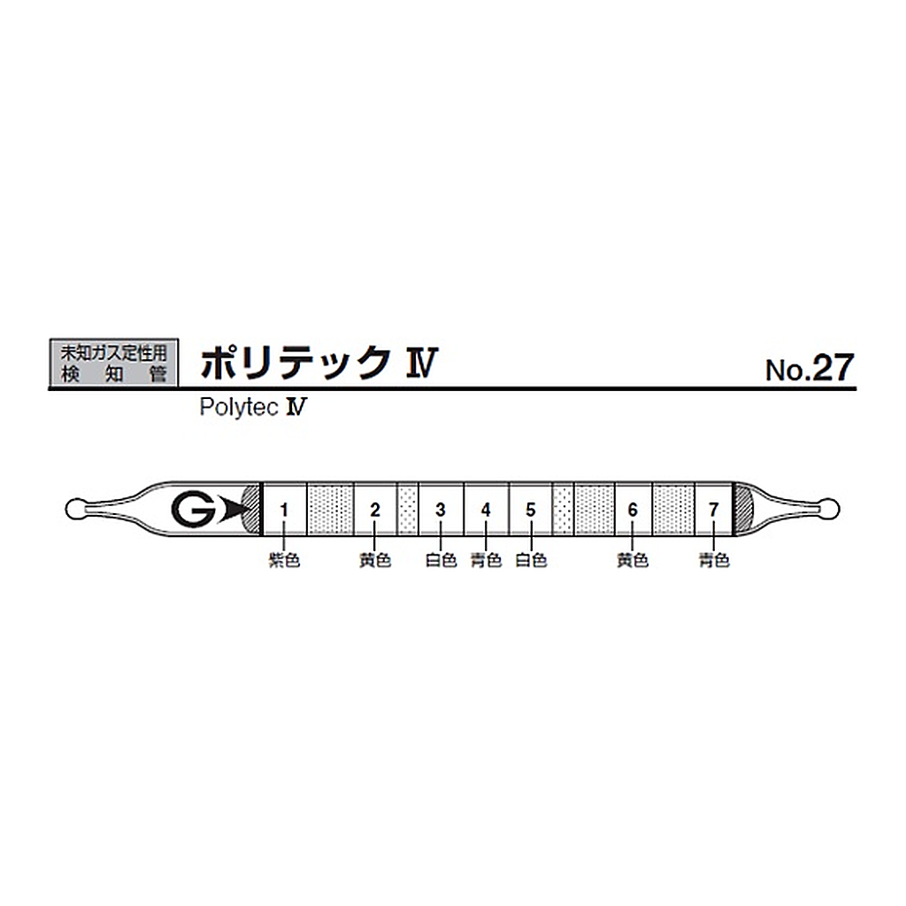 GASTEC Gas Detector Tube Polytec IVand others