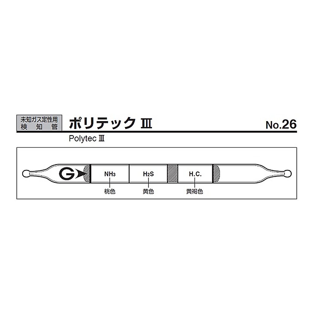GASTEC Gas Detector Tube Polytec IIIand others