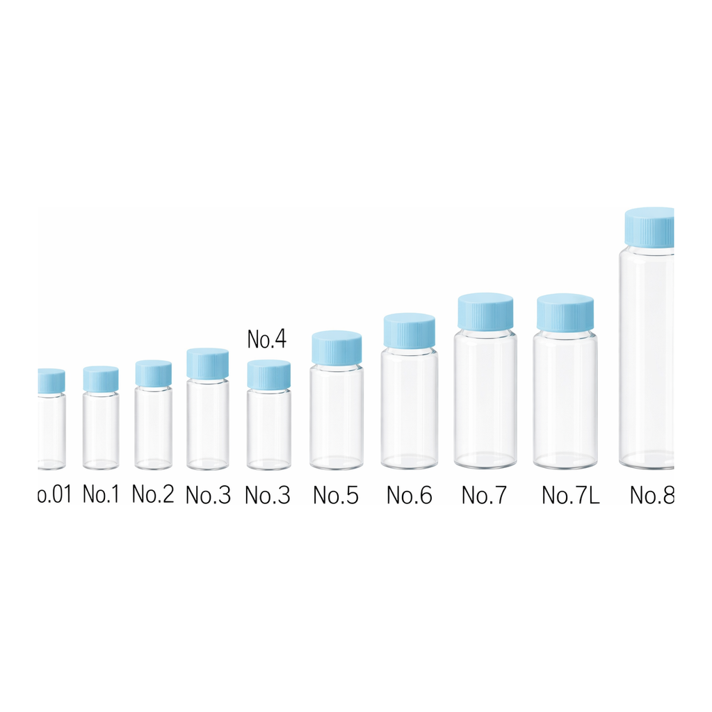Maruemu CC Screw Tube Transparent Blue Cap 3.5mLand others