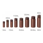 Maruemu PP Vial Bottle 2.5mL Brownand others