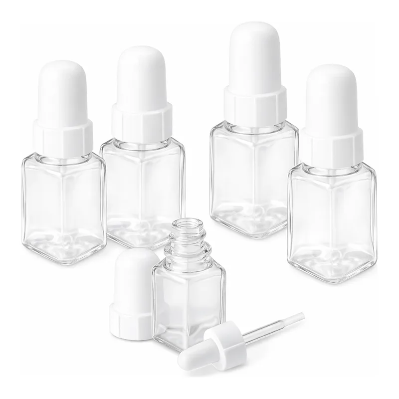 Maruemu Pipette Bottle (Square Glass) 10mL Whiteand others