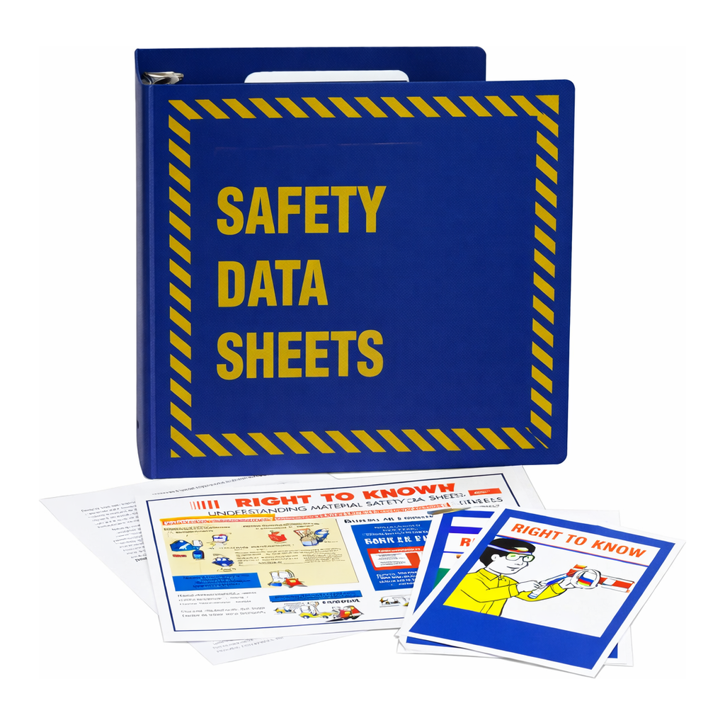 Brady 3 Inch Blue MSDS Binder Package