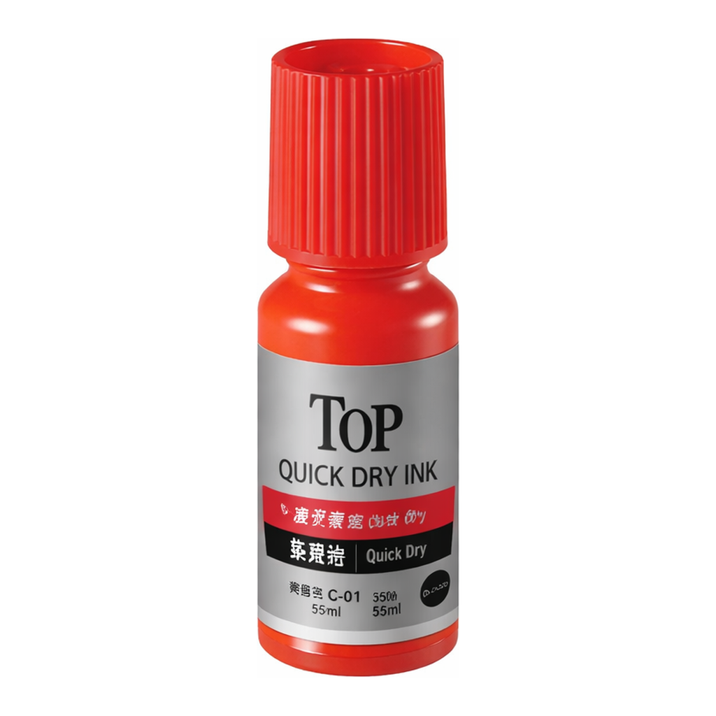 OFFICENEX TOP속건불멸잉크 55ml 적색