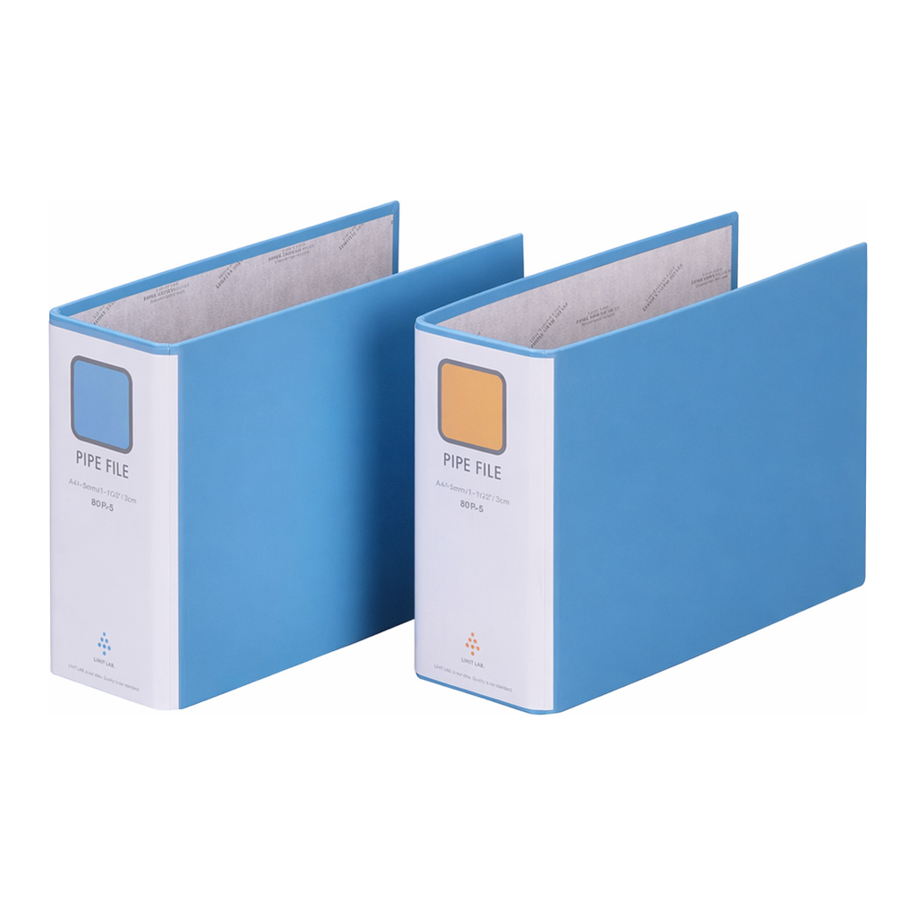 OFFICENEX 문화 A5 파이프바인더 70mm*80mm 군타입(B872-61/하늘)
