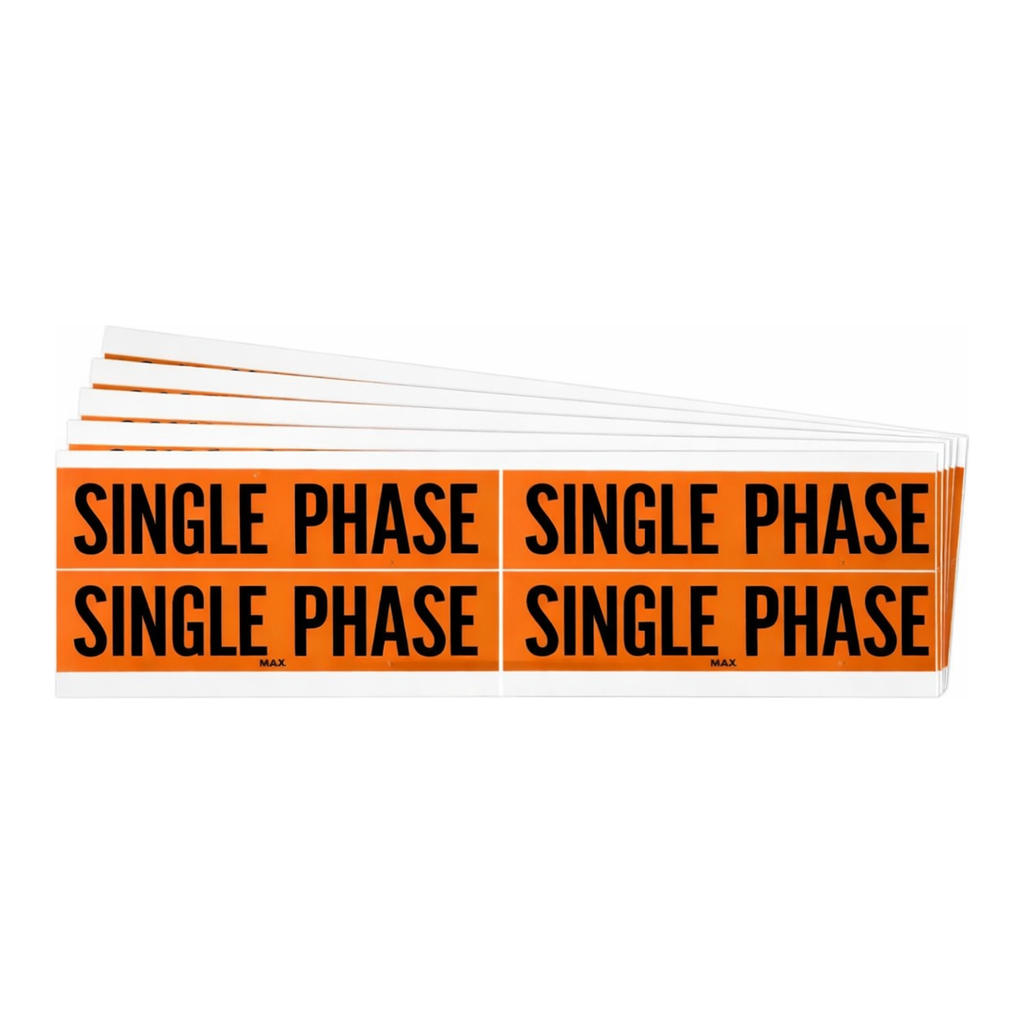 Brady Single Phase Conduit and Voltage Labels