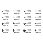 SIPEL 진공핀셋용 교환팁 1/2` PROBE/곧은타입 Tweezer