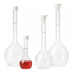 Daihan Science Kartell PMP B-Class Volumetric Flask, with GL-Screwcap & Stopper, DIN/ISO, 50~1
