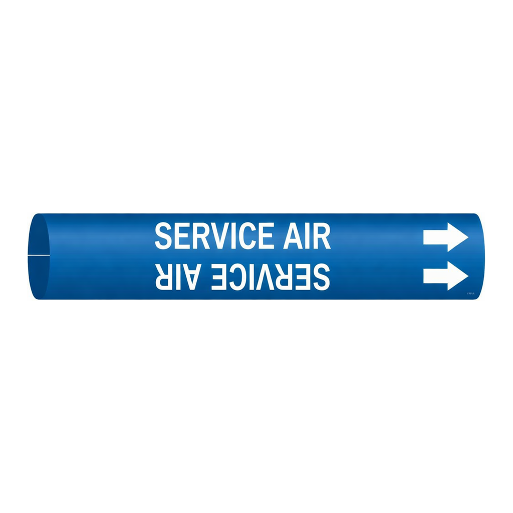 Brady SERVICE AIR Snap-On Pipe Marker