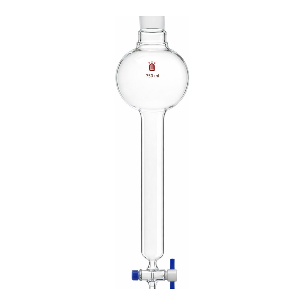 Merck Synthware(TM) chromatography column with reservoir and PTFE stopcock