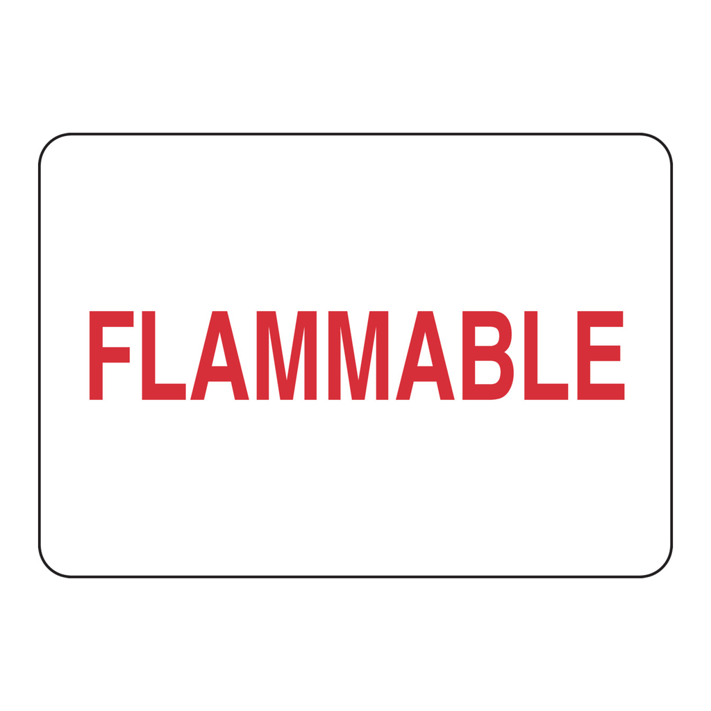 Brady Flammable Sign