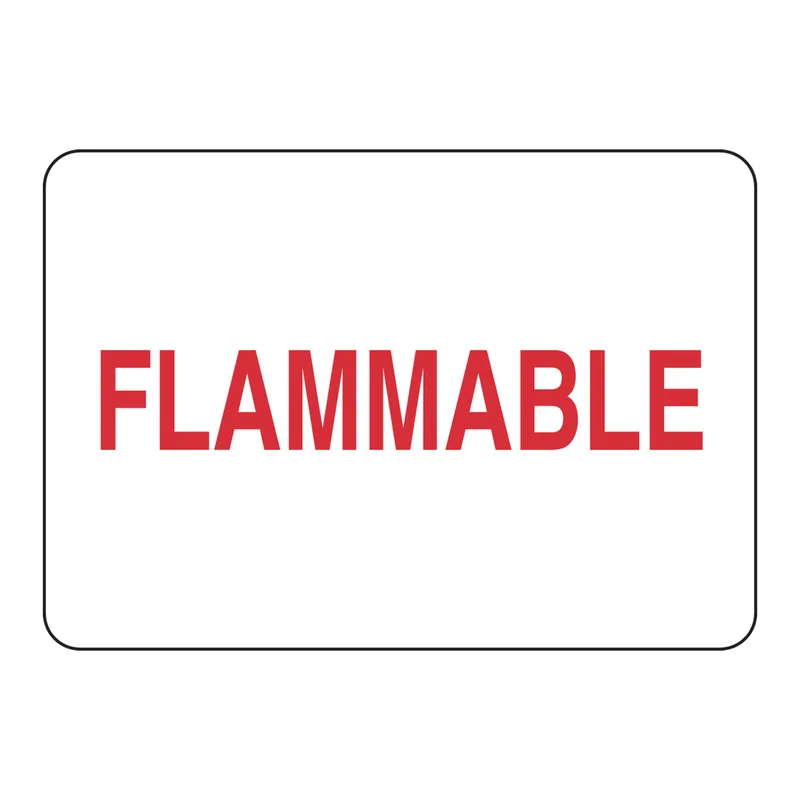 Brady Flammable Sign