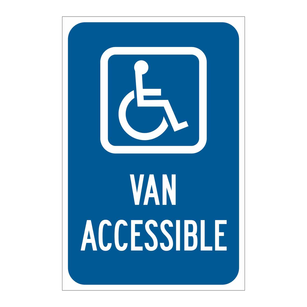 Brady Van Accessible Sign