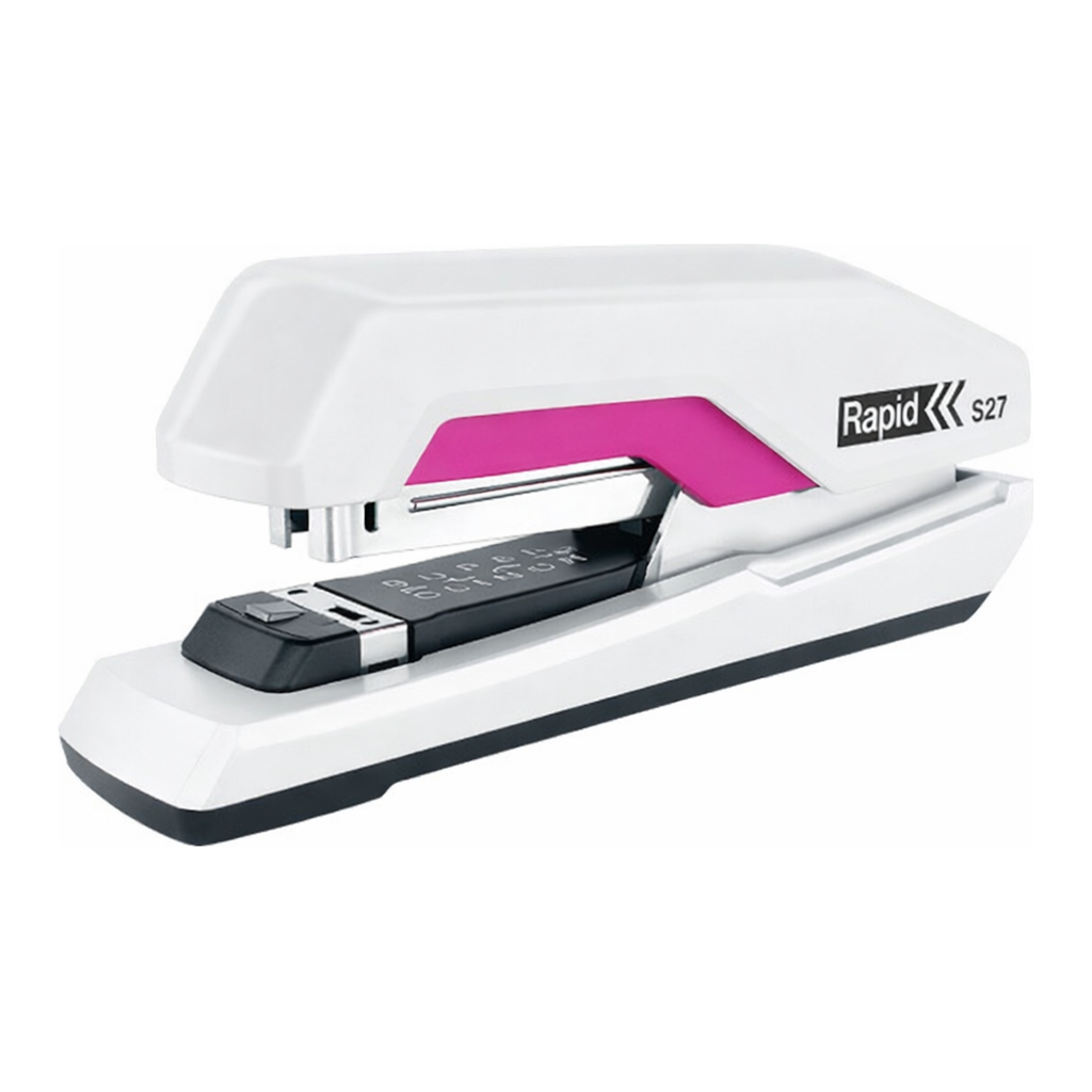 OFFICENEX rapid 스테플러 S27(33호침, 30매지철 화이트/핑크)