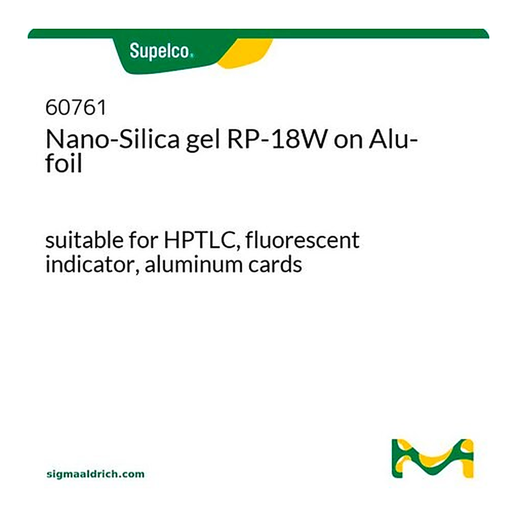 Merck Nano-Silica gel RP-18W on Alu-foil
