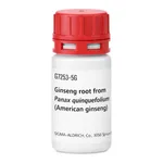 Merck Ginseng root from Panax quinquefolium (American ginseng)