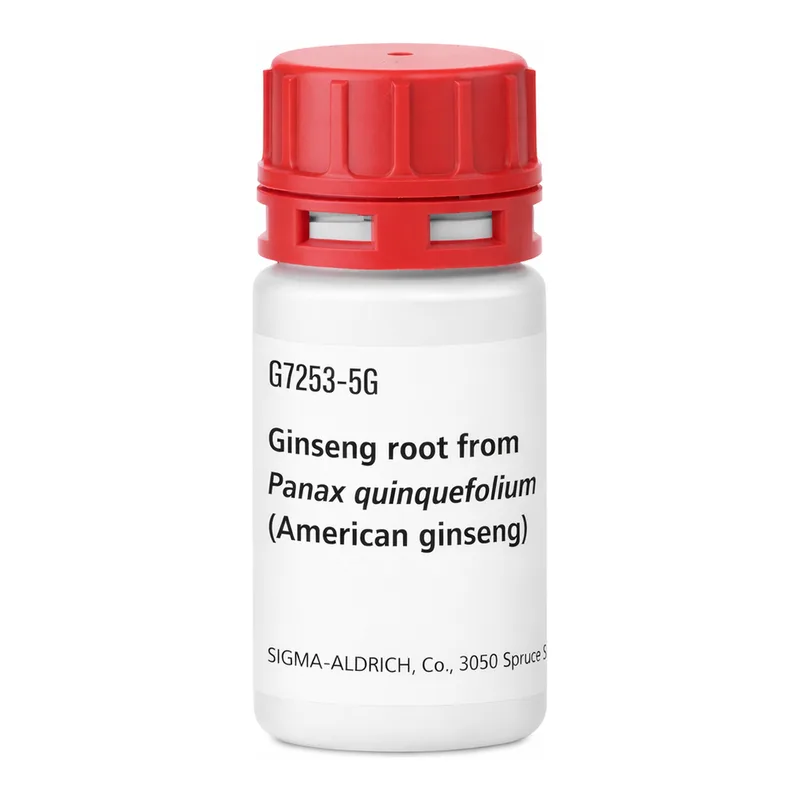 Merck Ginseng root from Panax quinquefolium (American ginseng)