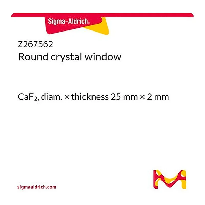 Merck Round crystal window