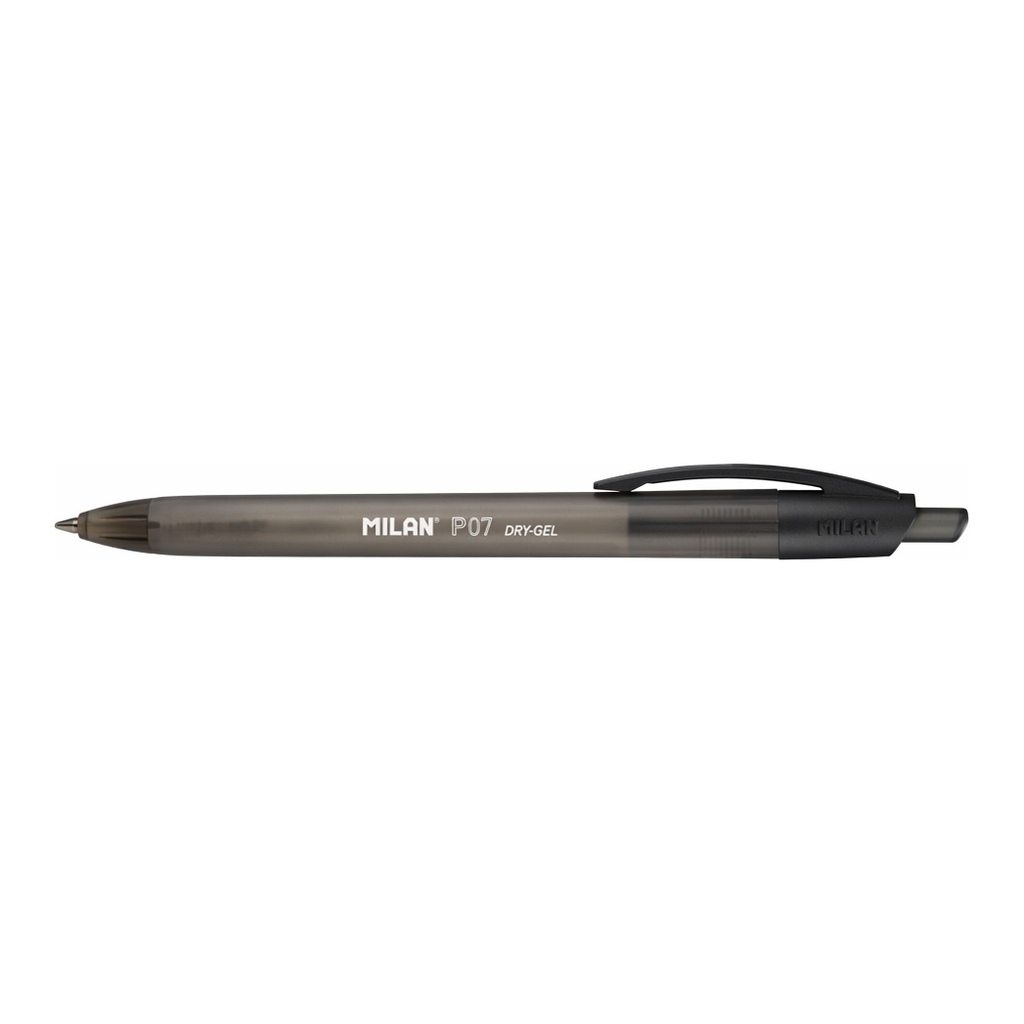 OFFICENEX 밀란 P07 드라이젤 볼펜 검정 0.7mm