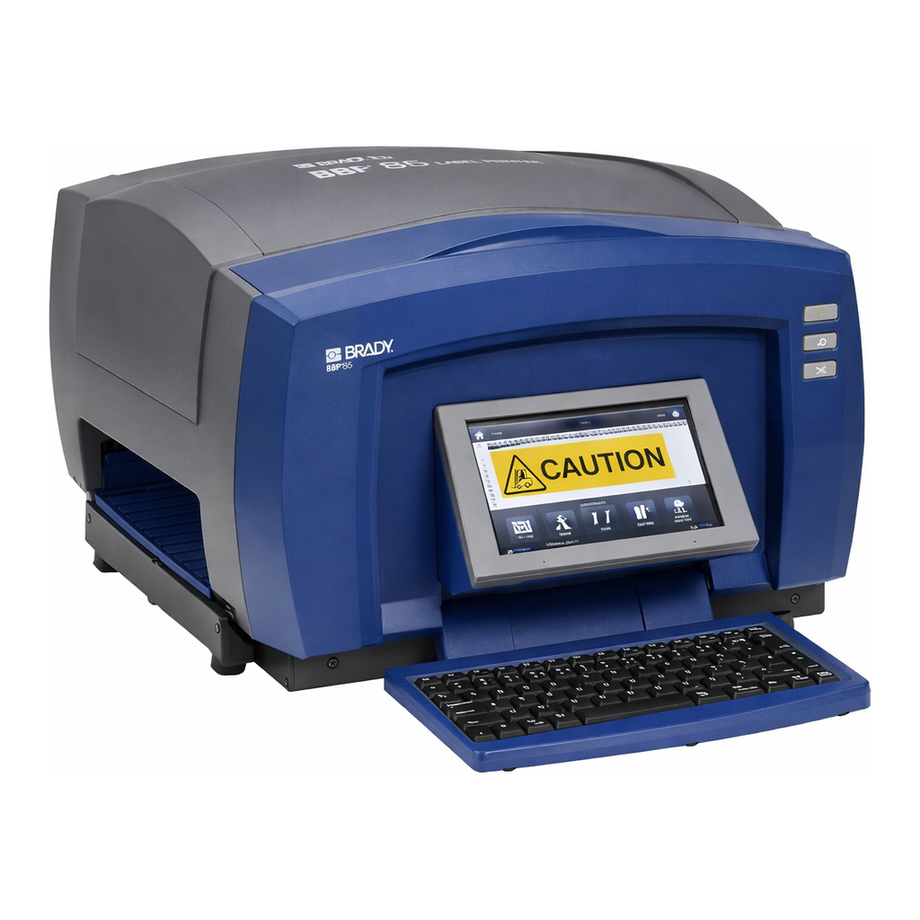 Brady BBP85 Industrial Sign and Label Printer with Workstation Safety and Facility ID Software