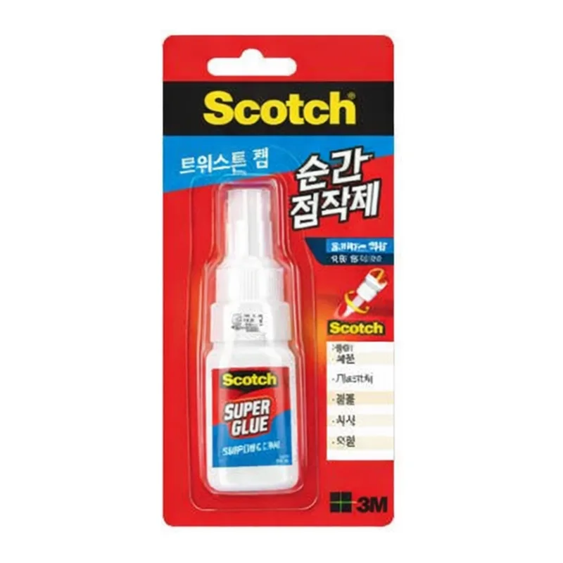 OFFICENEX 3M 순간접착제(AD120/트위스트 캡/20g)