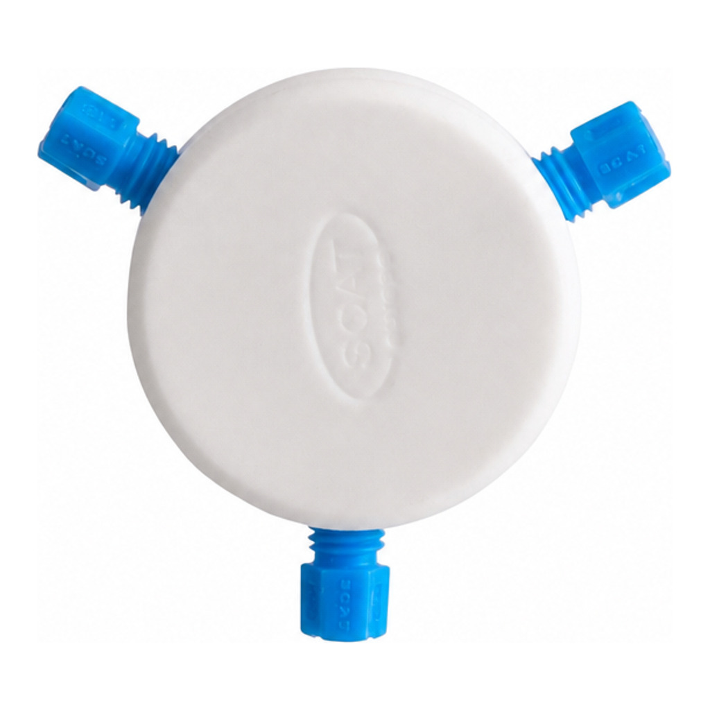 2-in-1 connector, 3x 3.2 mm OD