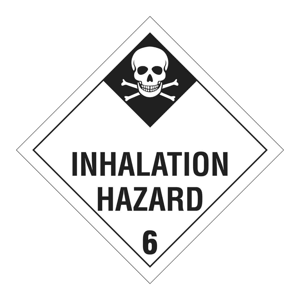 Brady Inhalation Hazard 6 Sign