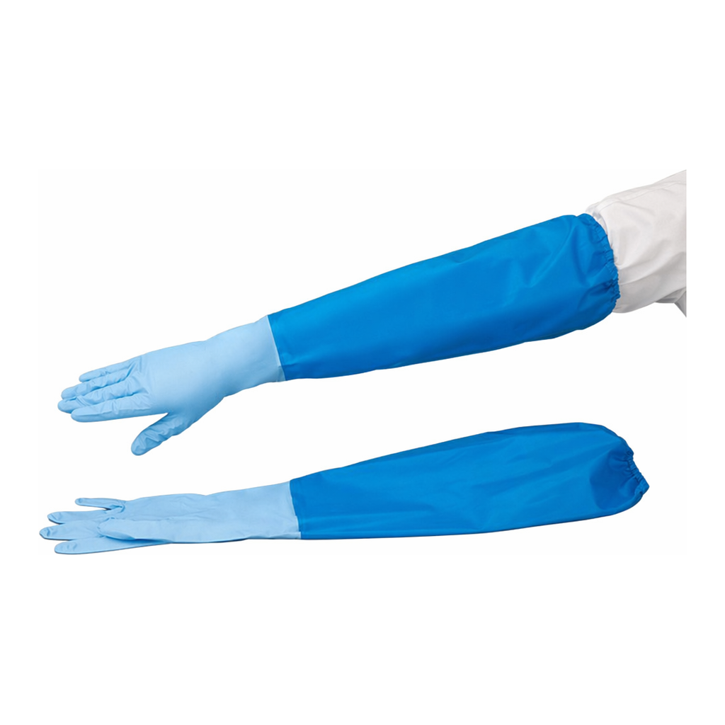 AS ONE Nitrile Gloves (with Arm Cover), 니트릴 장갑(팔 커버)