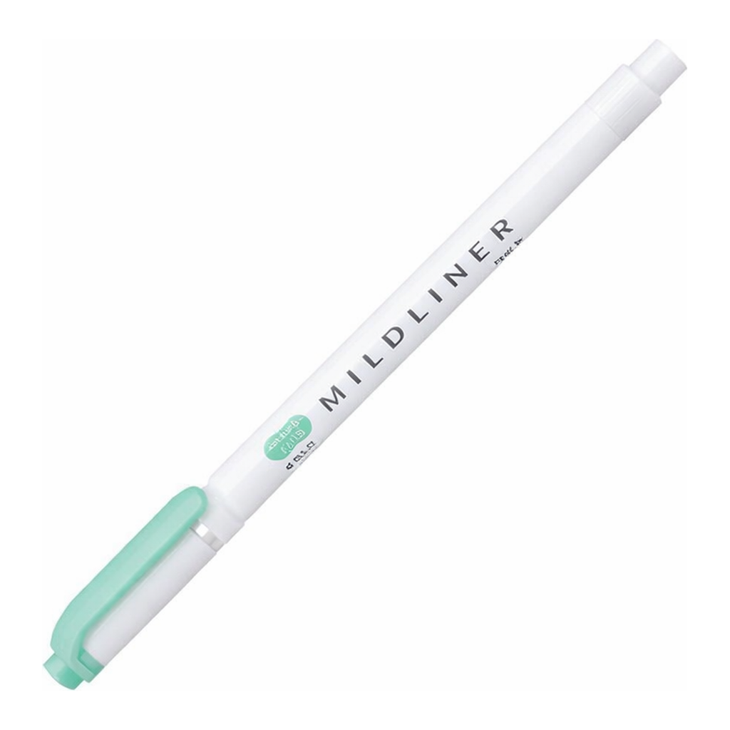 OFFICENEX 제브라 마일드라이너 블루그린(1.4mm, 4.0mm 블루그린)