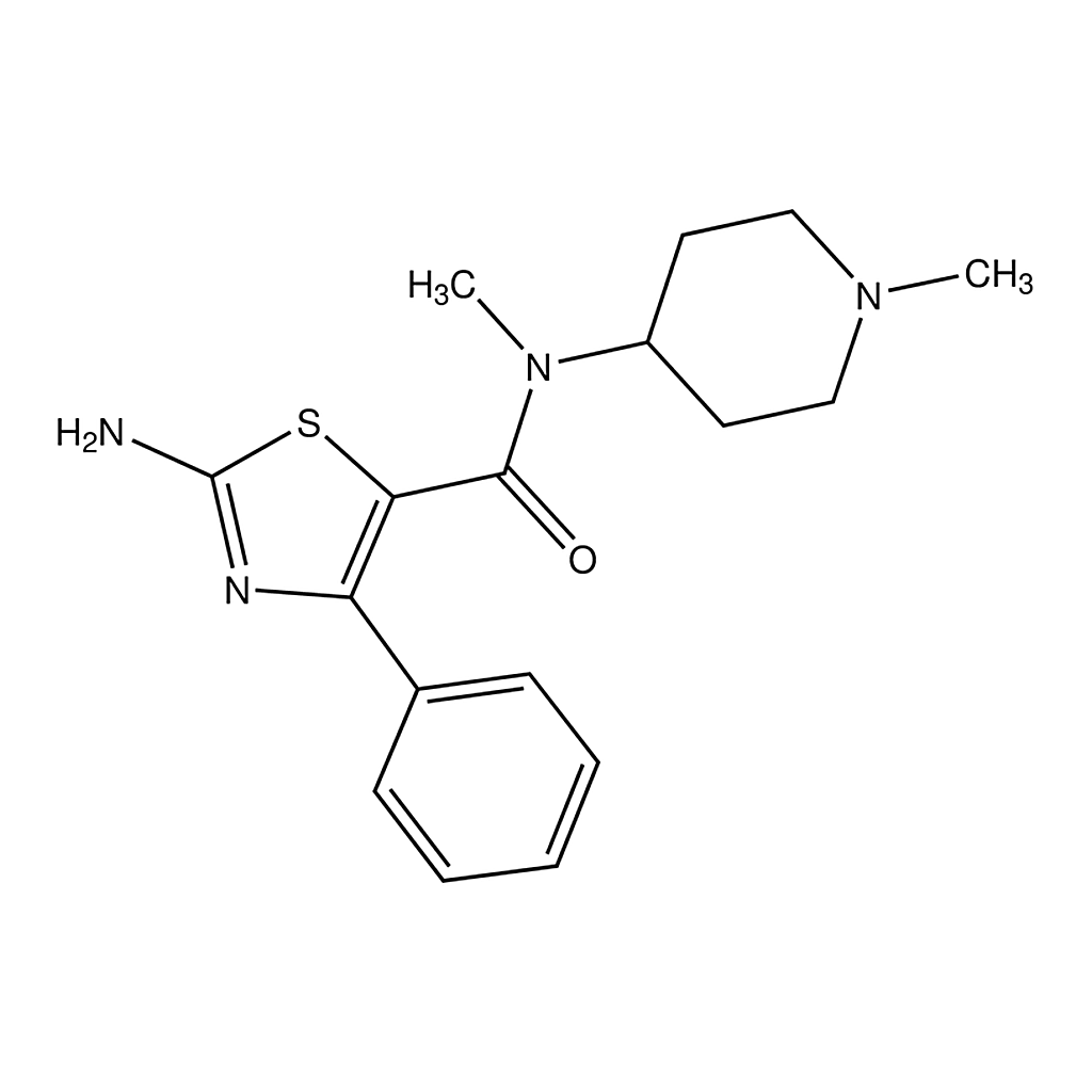 Merck 2-Amino-N-methyl-N-(1-methylpiperidin-4-yl)-4-phenylthiazole-5-carboxamide