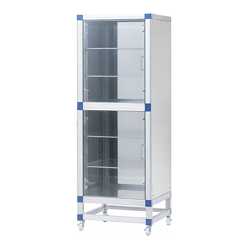 AS ONE Gas Substitution Desiccator (SUS/Magnet Packing Door Specification) 574 x 517 x 1765 mm