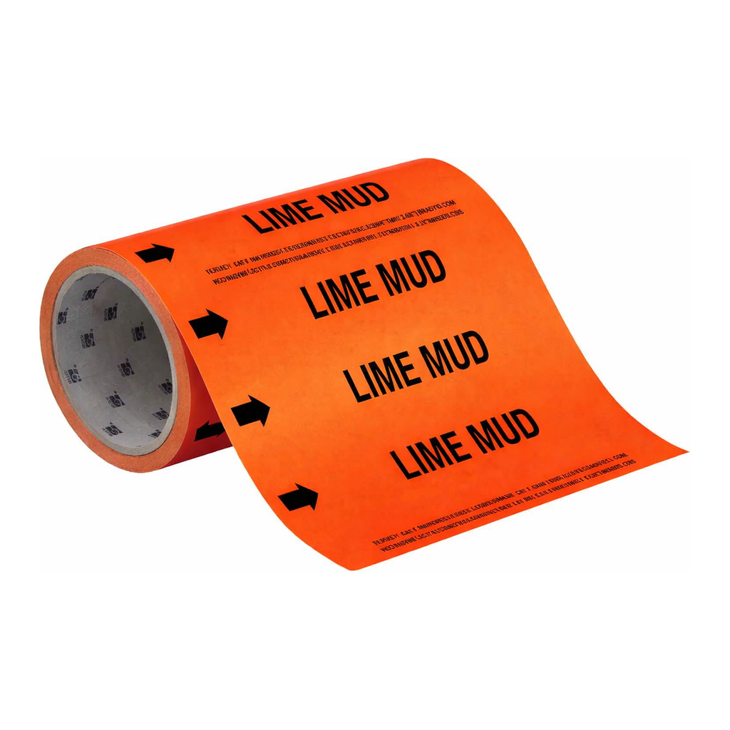 Brady LIME MUD Roll Form Pipe Marker