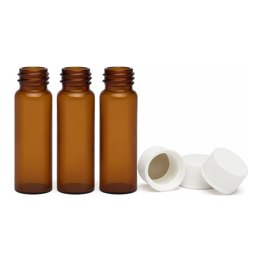 Agilent Strg Vial Kit,4mL,15x45 Amber,13-425 Cap