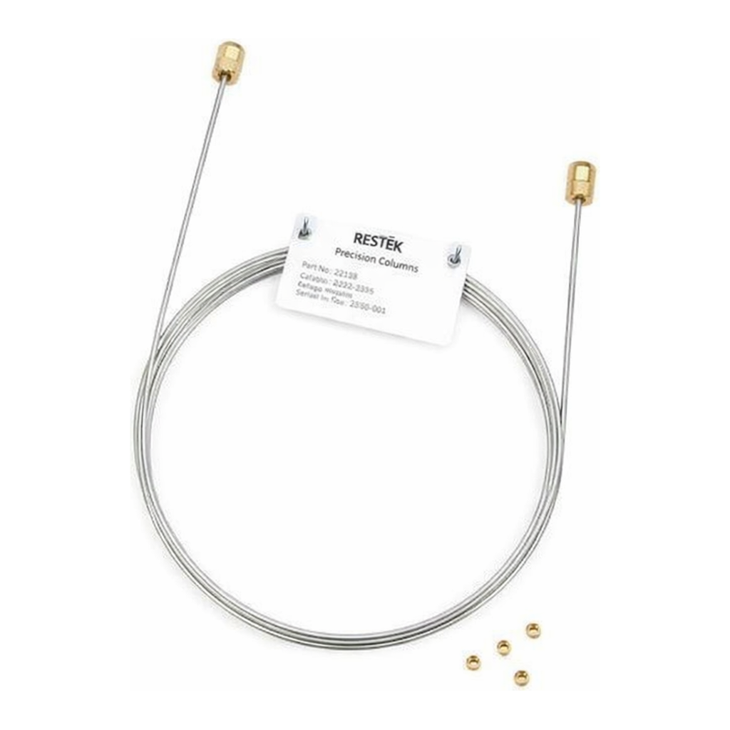 Restek Packed Column, Molesieve 5A 80/100 10ftx1/8in 2.1mm ID SS