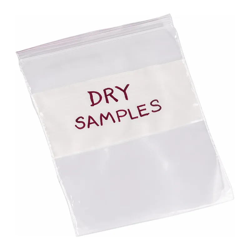 Thermo Fisher Scientific Zip-Lip Low-Density Polyethylene Bag w/ White Labeling Area, 2 x 3 in.