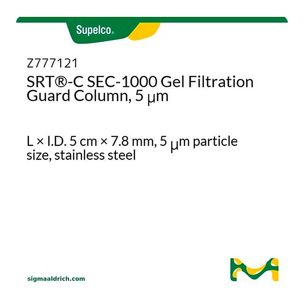 Merck SRT(R)-C SEC-1000 Gel Filtration Guard Column, 5 mum