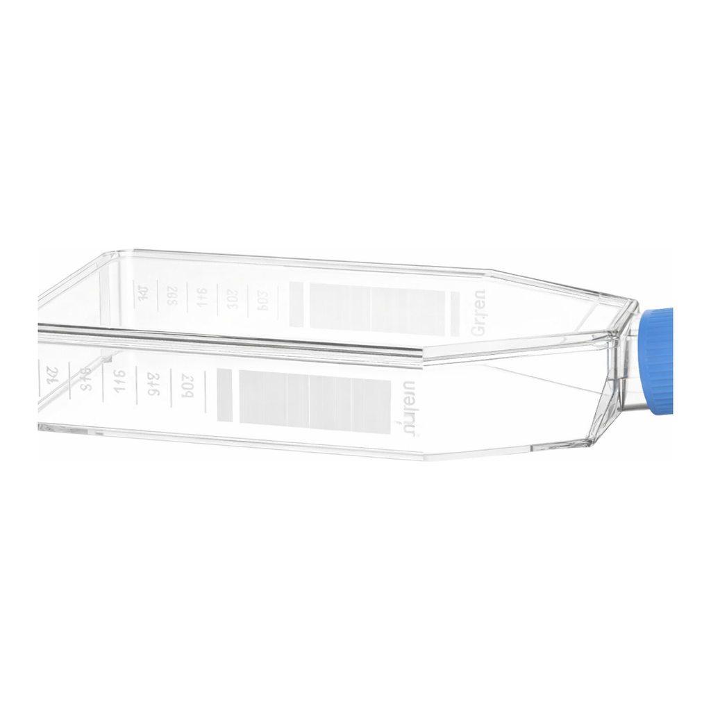Greiner Bio One CELL CULTURE FLASK, 550 ML, 175 CM², PS,ADVANCED TC, BLUE STANDARD SCREW CAP, CLEAR, FLAT FLASK DESIGN, STERILE, 5 PCS./BAG