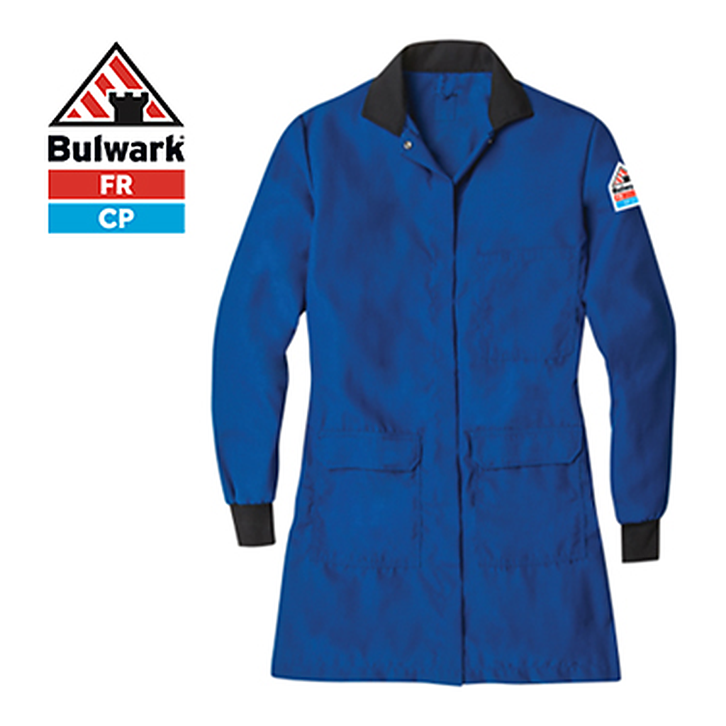 Bulwark Women`s NOMEX FR/CP Lab Coat 방염+내화학 실험복