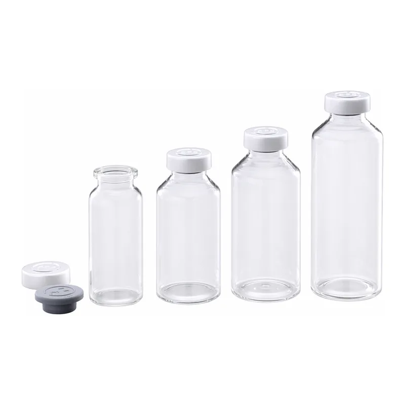 AS ONE Wide-Mouth Vial (with Rubber Stopper and Aluminium Cap), 광구 바이알