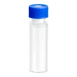 Waters Polypropylene 12 x 32 mm Screw Neck Vial, with Cap and PTFE/Silicone Septum, 300 µL Volume, 100/pk