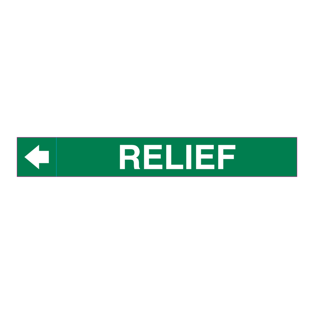 Brady RELIEF Plenum Duct Marker