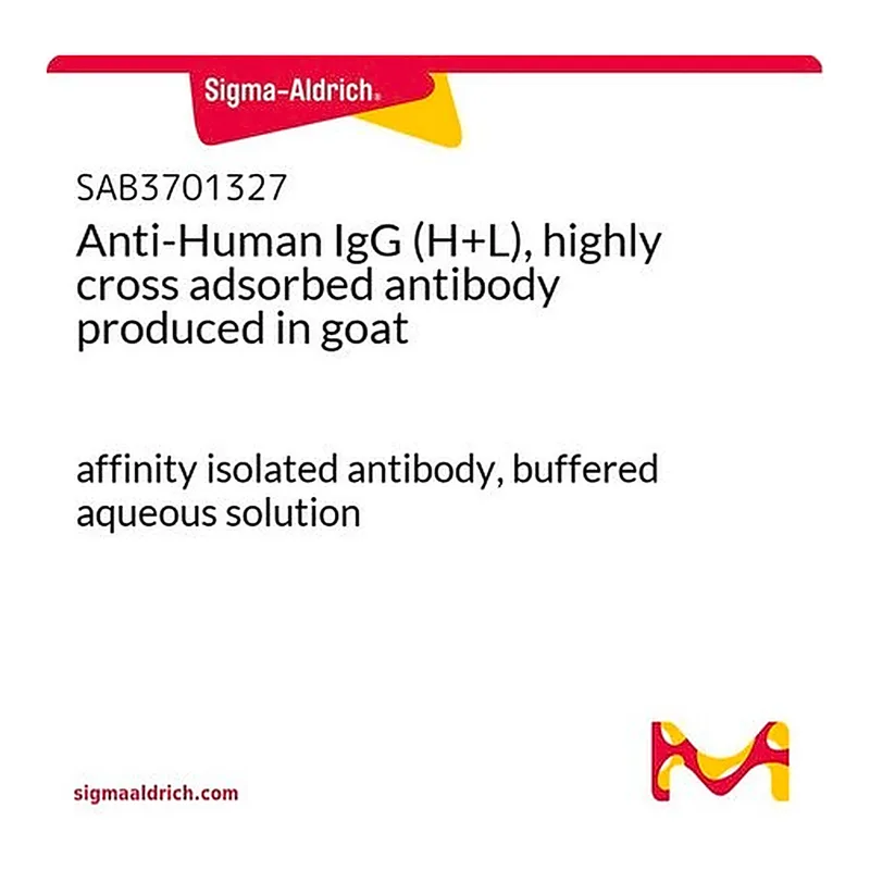 Merck Anti-Human IgG (H+L), highly cross adsorbed antibody produced in goat