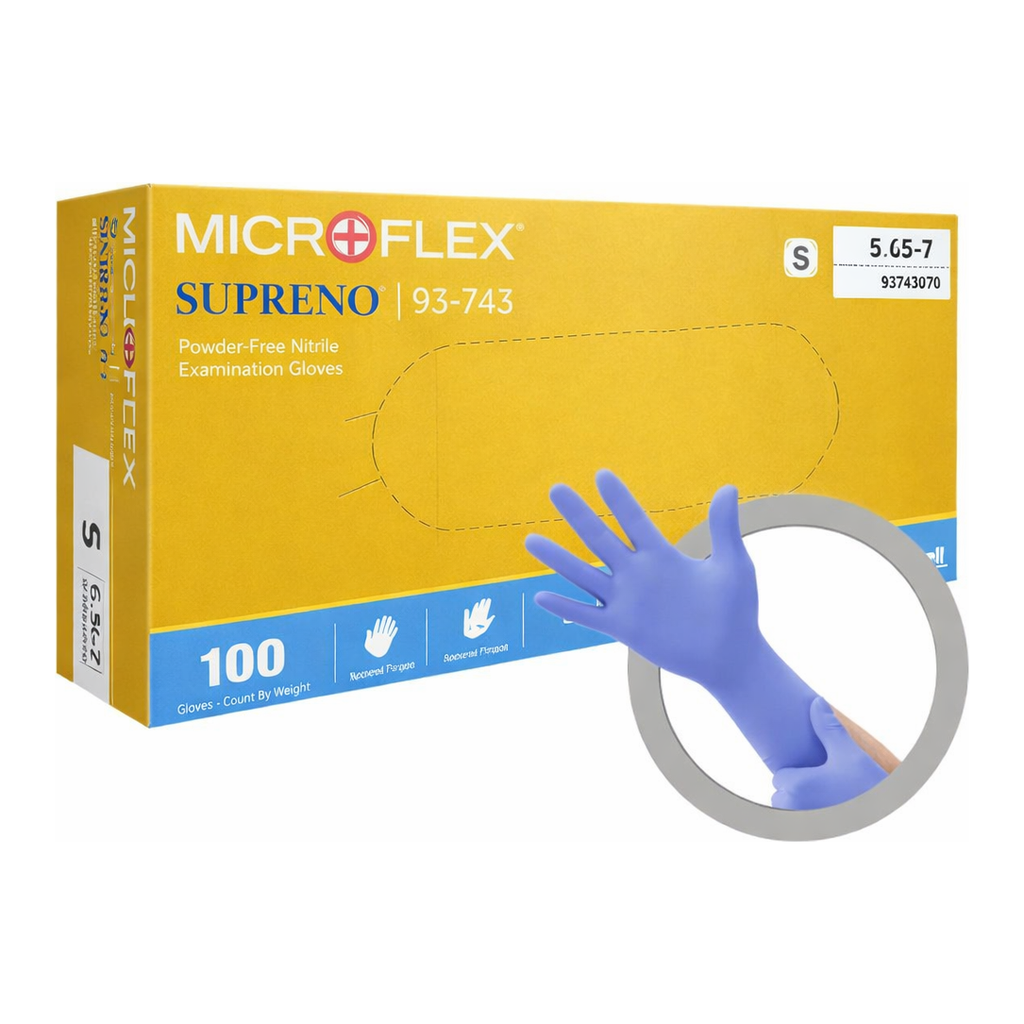 OFFICENEX [P]니트릴 장갑 (MICROFLEX SUPRENO/M/100매/안셀)