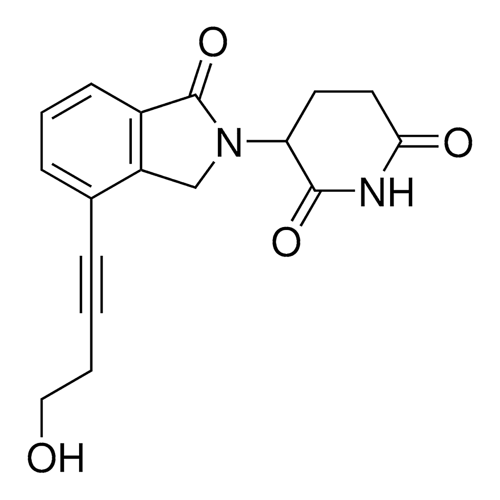 Merck 3-[1,3-Dihydro-4-(4-hydroxy-1-butyn-1-yl)-1-oxo-2H-isoindol-2-yl]-2,6-piperidinedione