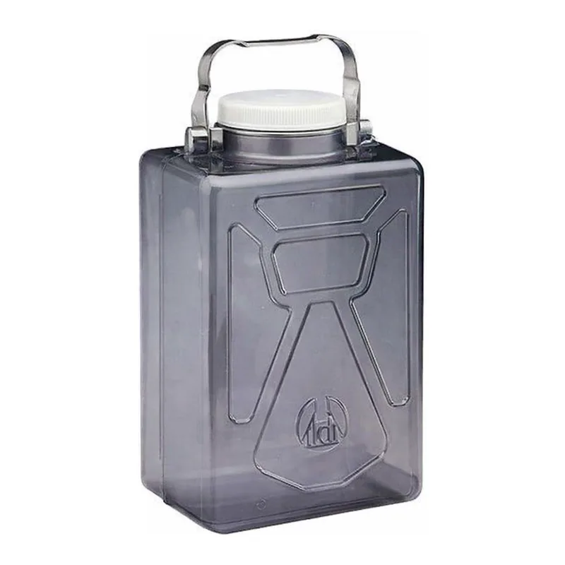 Thermo Fisher Scientific Nalgene Rectangular Polycarbonate Clearboy Carboy with Closure