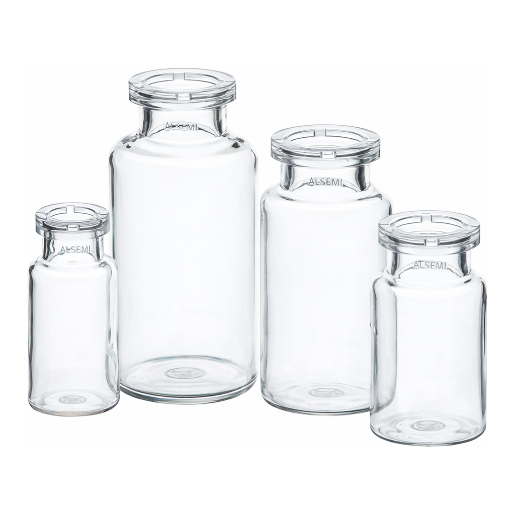 Thermo Fisher Scientific Nalgene PETG Serum Vial with Crimp Finish: 멸균된 압착 포장 모듈, 3mL