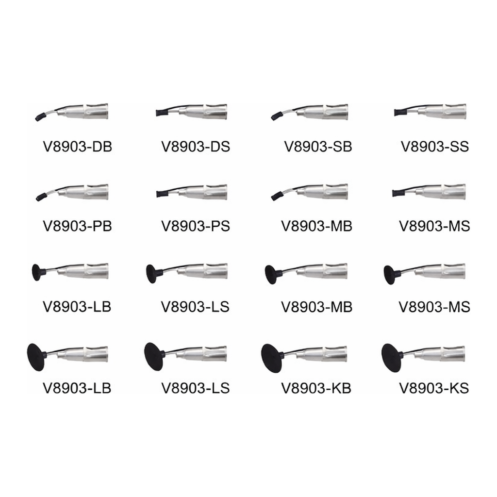 SIPEL 진공핀셋용 교환팁 1/2` PROBE/굽은타입 Tweezer