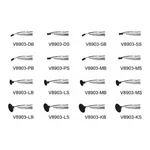 SIPEL 진공핀셋용 교환팁 1/2` PROBE/굽은타입 Tweezer