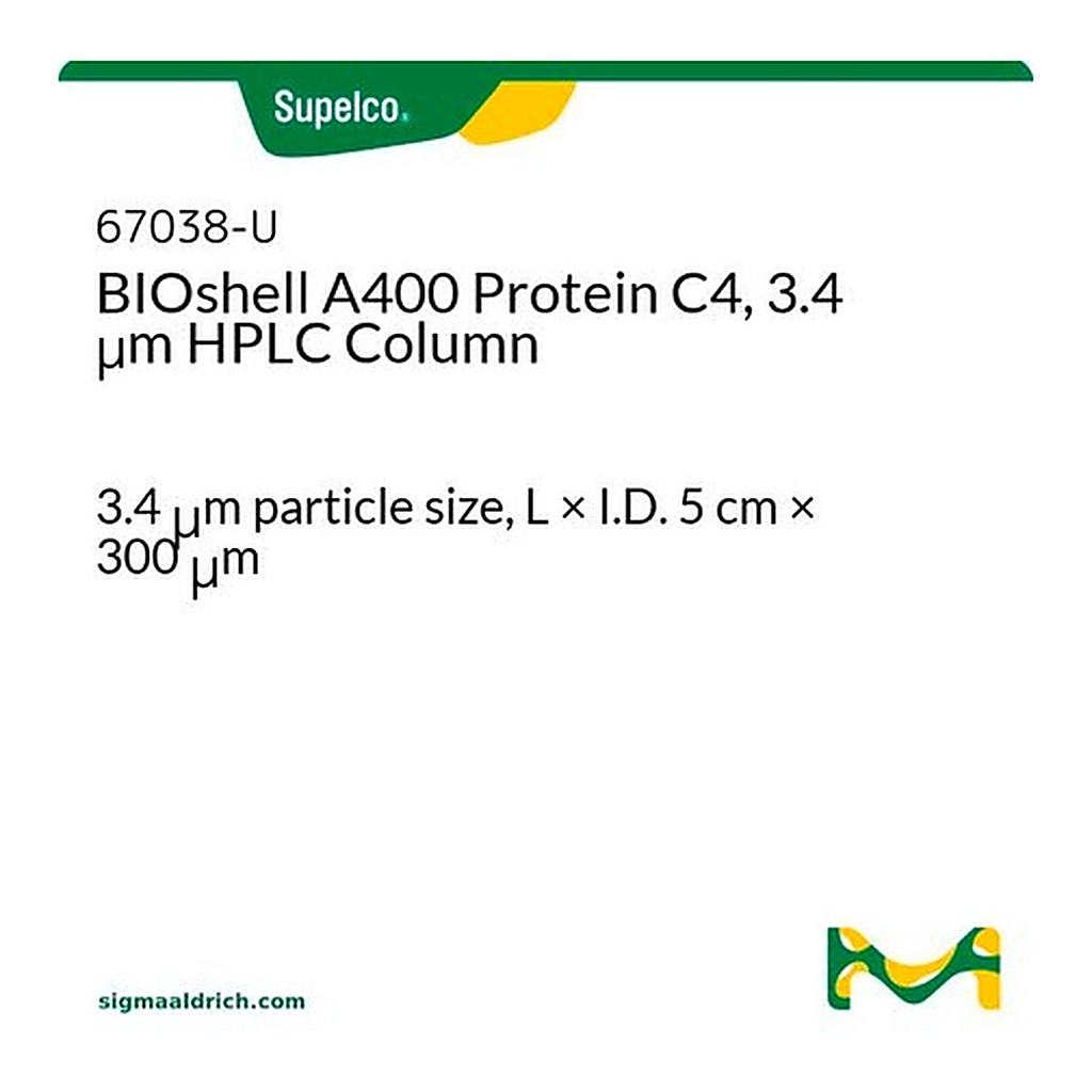 Merck BIOSHELL A400 PROTEINC4, 3.4UM, 5CM X &