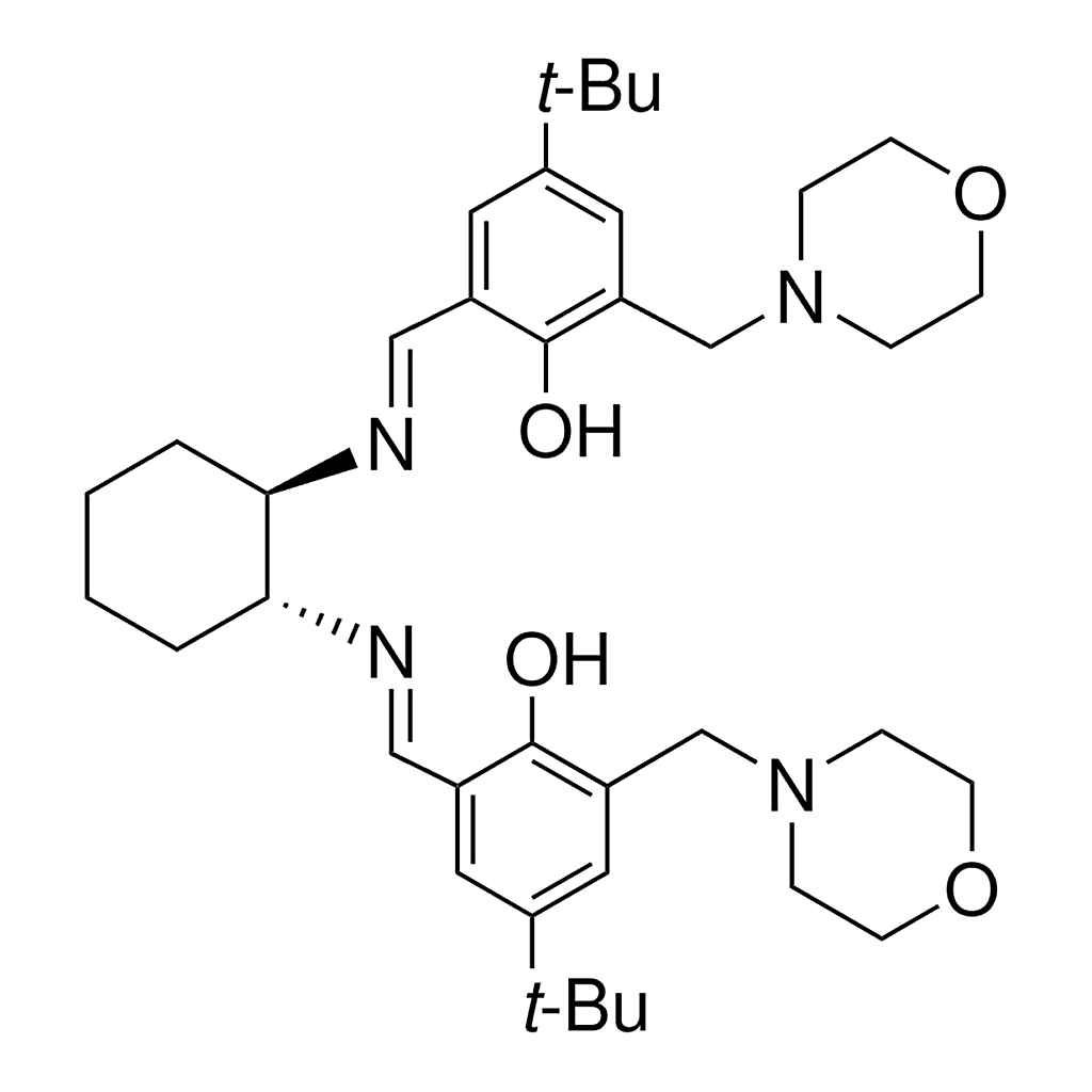 Merck 2,2'-[(1R,2R)-(-)-1,2-Cyclohexanediylbis[(E)-(nitrilomethylidyne)]]bis[4-(tert-butyl)-6-(4-morpholinylmethyl)phenol]