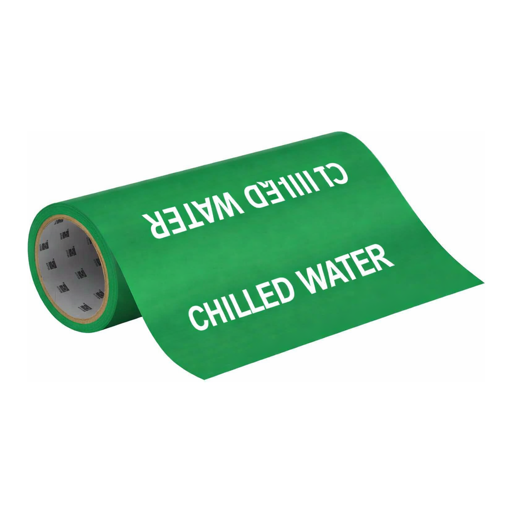 Brady CHILLED WATER Roll Form Pipe Marker